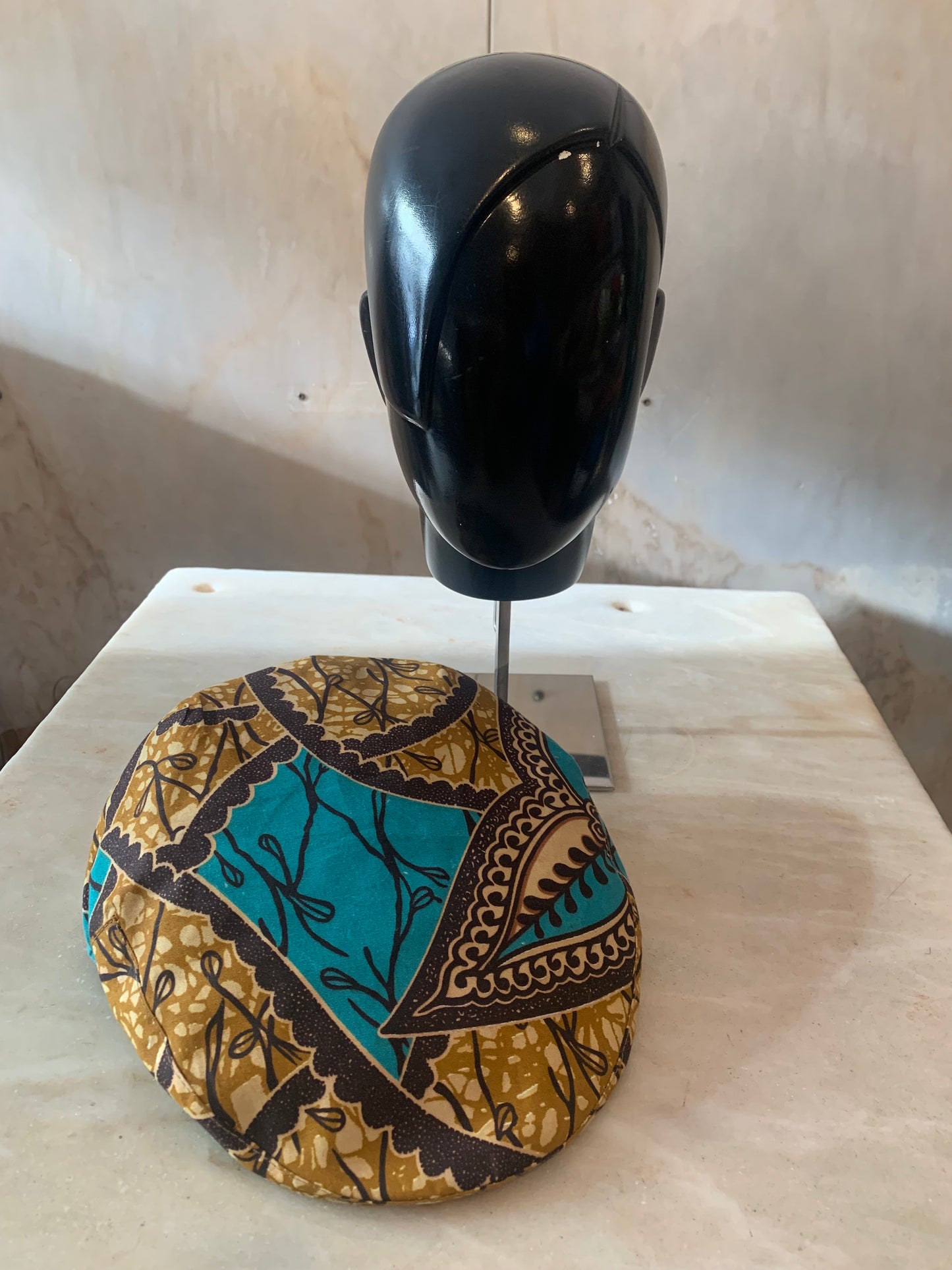 Boina Portuguesa Azul e Castanha